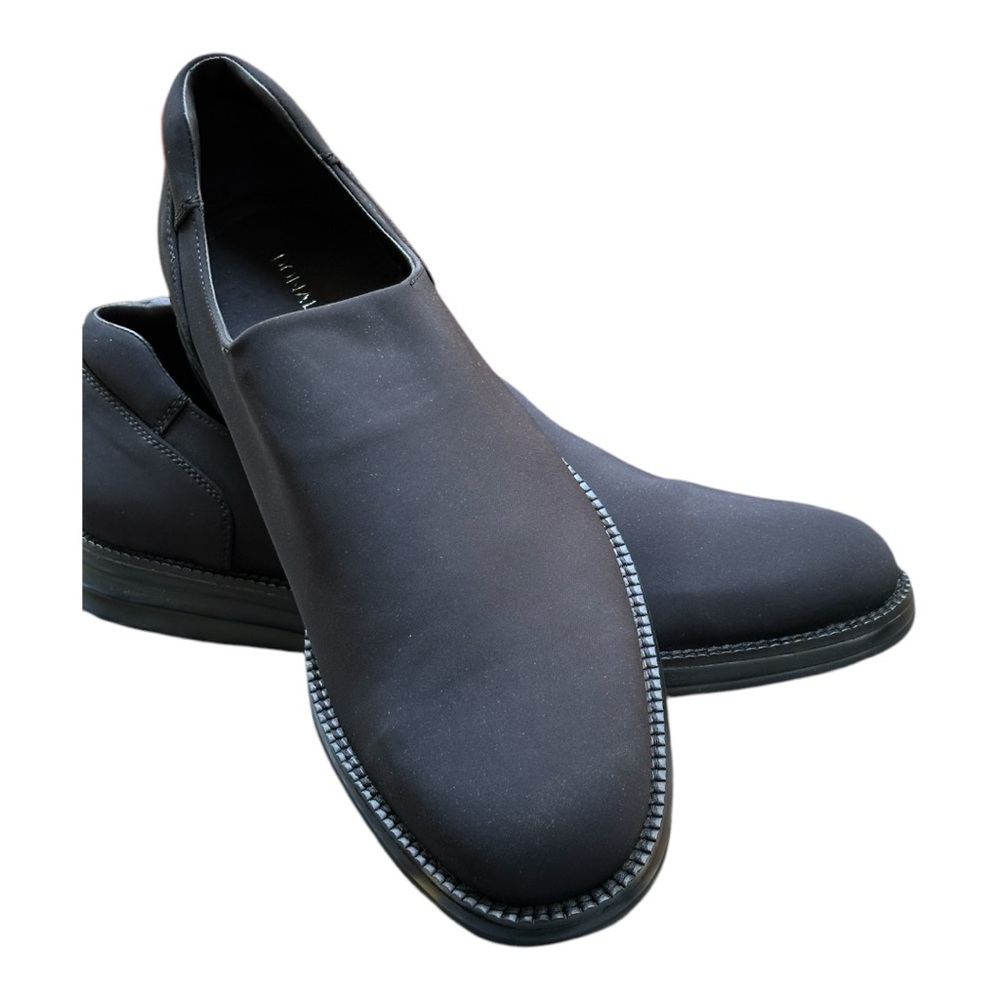 Men's Black Slip-On Shoes